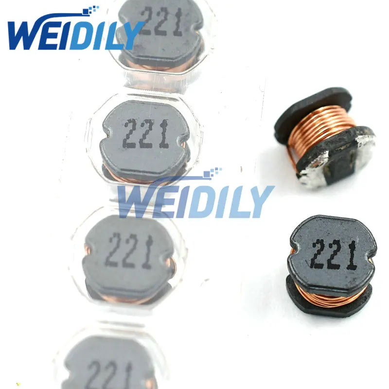 130 шт. 13 значений CD54 SMD силовой индуктор Ассортимент Набор 2.2UH-470UH чип Индукторы