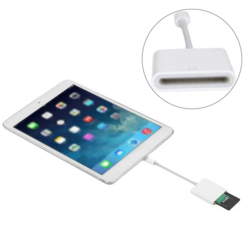 Портативный 8 Pin к TF кардридер камеры карты памяти кабель адаптера для iPad IPhone 6 7 Pro |