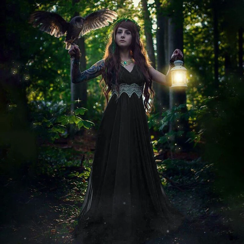 Средневековый Костюм 2020 S-5XL викторианская Принцесса Косплей плечи с открытыми