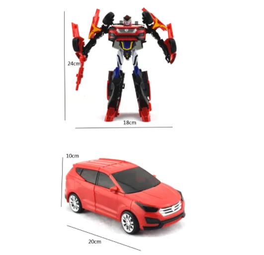 

Two Transformations Rescue Giant Rider Korean Cartoon Hello Toys Carbot Model Deformed Car Robot Movable Action Figure For Boy