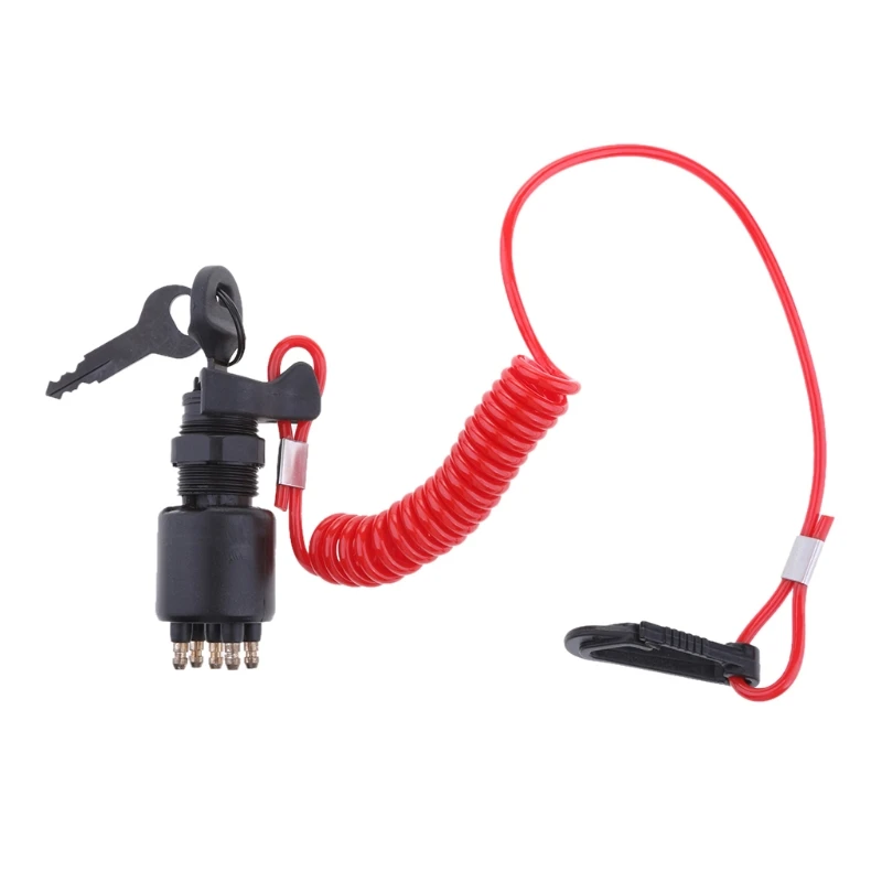 Ключ зажигания предохранительный шнур замок в сборе для рхв BRP 1996 Up Johnson evinгруб