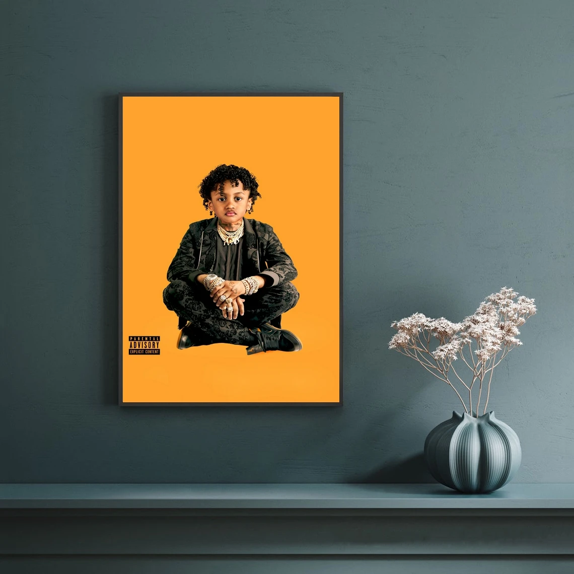 Плакат Joyner Lucas Evolution рэп хип-хоп поп-музыка печать на холсте со звездой (без рамки)