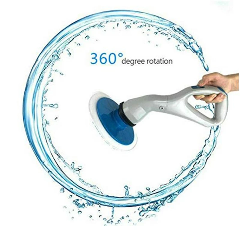 Многоцелевой перезаряжаемый Электрический скруббер турбо скраб щетка для