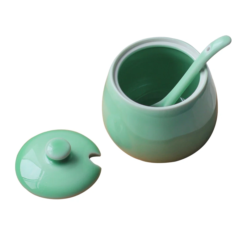 Кухня хранения керамики банки приправа банка для специй коробка набор бутылка