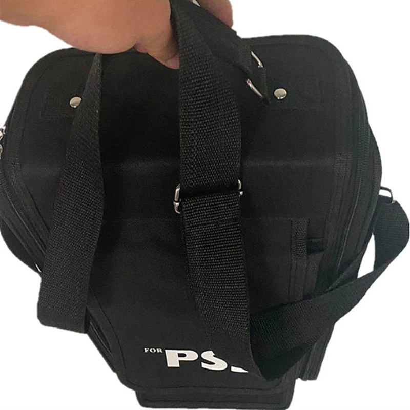 

Gamepad Pack Shoulder Bag Handle Portable Zipper Pouch Dust/ Shockproof Protective Case Storage Bag For PS5