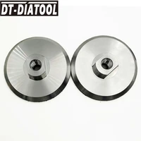 dt diatool 2pcs m14 thread 100mm4 aluminum base back backer pad diamond polishing pads sanding grinding discs backing holder