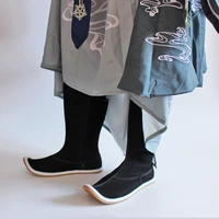 cocked toe historical officer boots chinese antique hanfu accessories swordsman ninja shoes kung fu boots