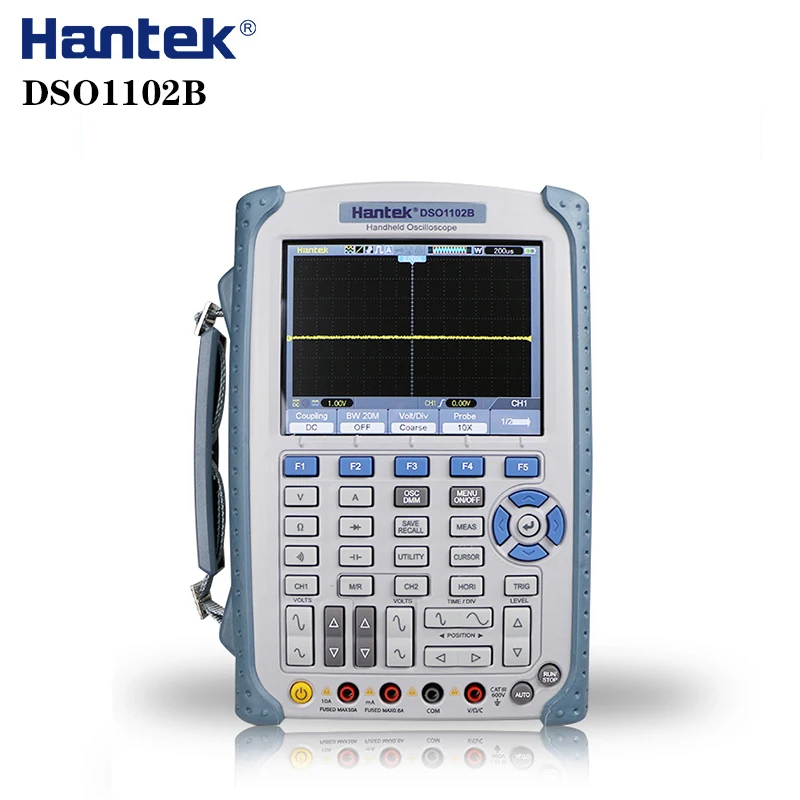 Цифровой Ручной осциллограф Hantek DSO1102B USB 100 МГц 2 канала 1 Гвыб/с 6000