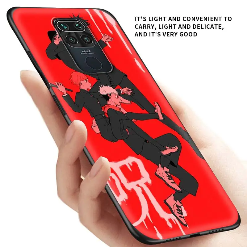 

Phone Soft Case Cover for Redmi Note 8 8T 7 Note 9 Pro 9S 9A 9C K20 Pro 8 8A 7 7A Luxury Shell Coque Jujutsu Kaisen