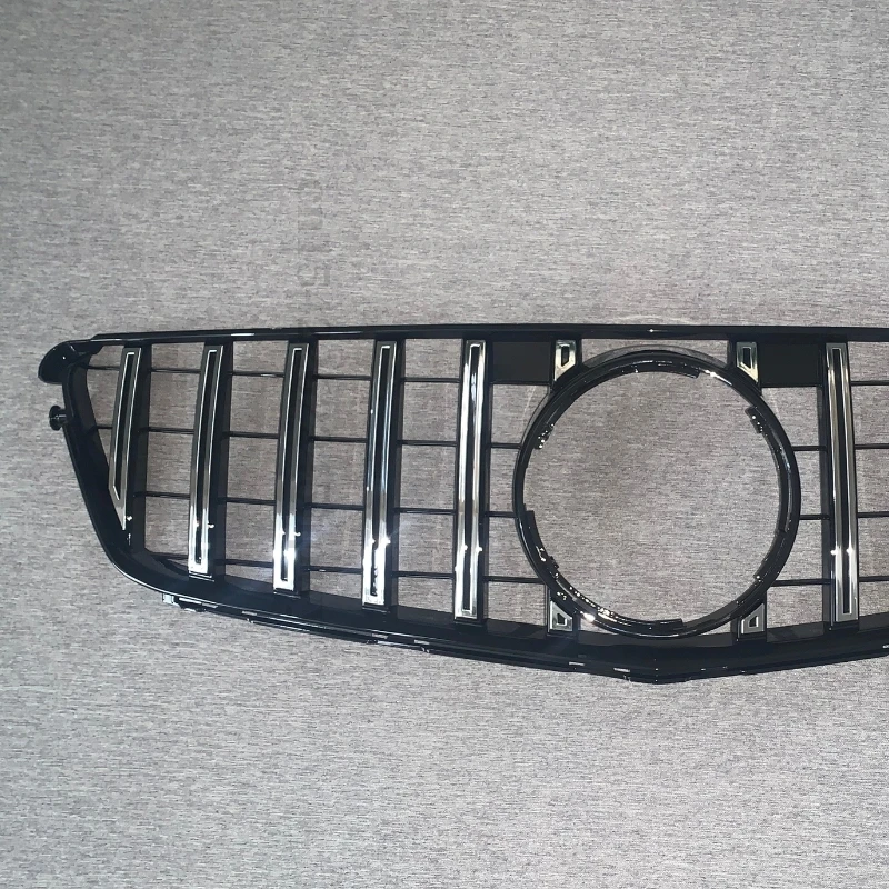 Для Mercedes для Benz C Class W204 C200 C300 C280 C230 C180 C260 2008 9 10 11 12 3 14 гриль GT R Стиль передний бампер