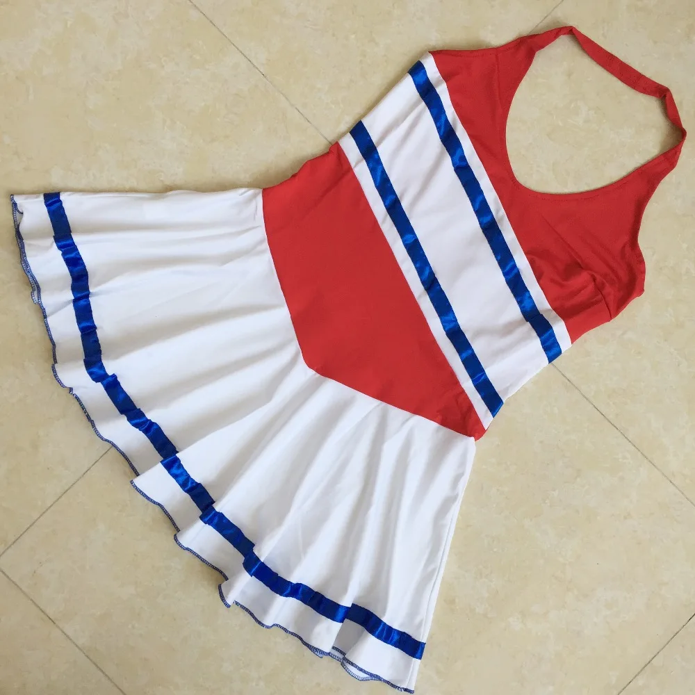 (2 шт. пом + 1 платье) женское тренировочное белье костюмы Arobic Униформа чирлидинга