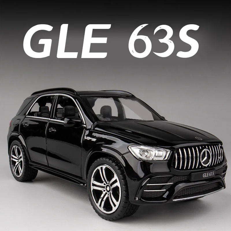 

1:32 Benzs GLE 63S SUV Diecasts Toy Vehicles Car Model Alloy Boys Toy Car Simulation Sound Light Collectibles Kids Toy Gift