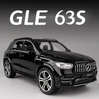 132 benzs gle 63s suv diecasts toy vehicles car model alloy boys toy car simulation sound light collectibles kids toy gift