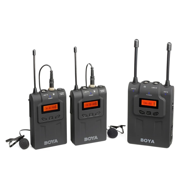 

BOYA BY-WM8 камера UHF LCD беспроводной петличный микрофон передатчик + приемник