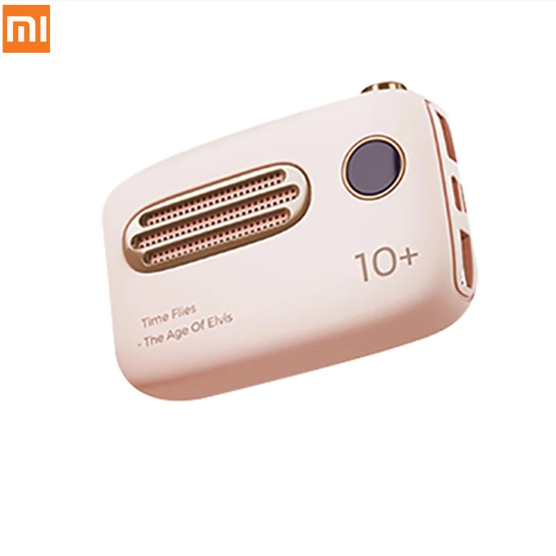 Портативный внешний аккумулятор Xiaomi в стиле ретро 10000 мАч два порта USB цифровой