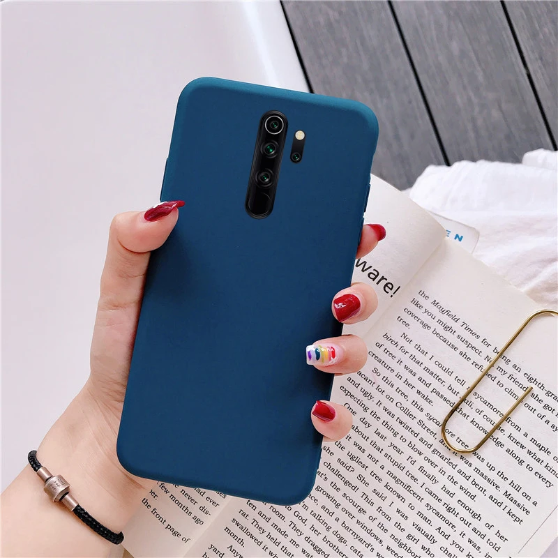 Navy Роскошный простой силиконовый чехол из ТПУ для xiaomi redmi note 8 8t iPhone 7 6 Plus 5 iPad pro 7a 6a чехол для xiaomi mi note 10 mi 9t pro 9 se Honor 8 lite a3 a1 - Цвет: Navy