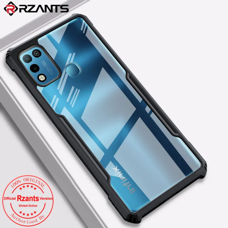 

Rzants for Infinix Hot 10 Play case beetle Blade Airbag pumper Shockproof Casing Transparent Phone Shell Funda Soft Cover
