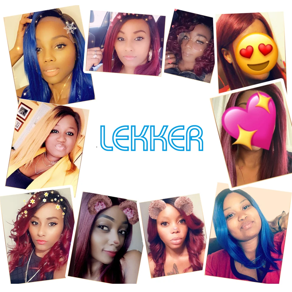 Lekker Straight T Part Lace Front Human Hair Colored Wig For Women Natural Dark Roots Pre Plucked Glueless Remy Burgundy Red Wig