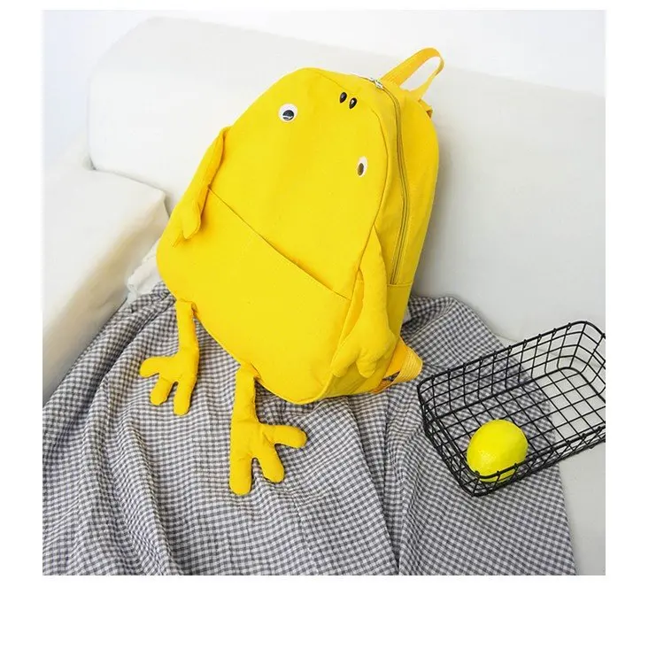 Милый рюкзак школьная сумка для школьников Женская забавная универсальная через