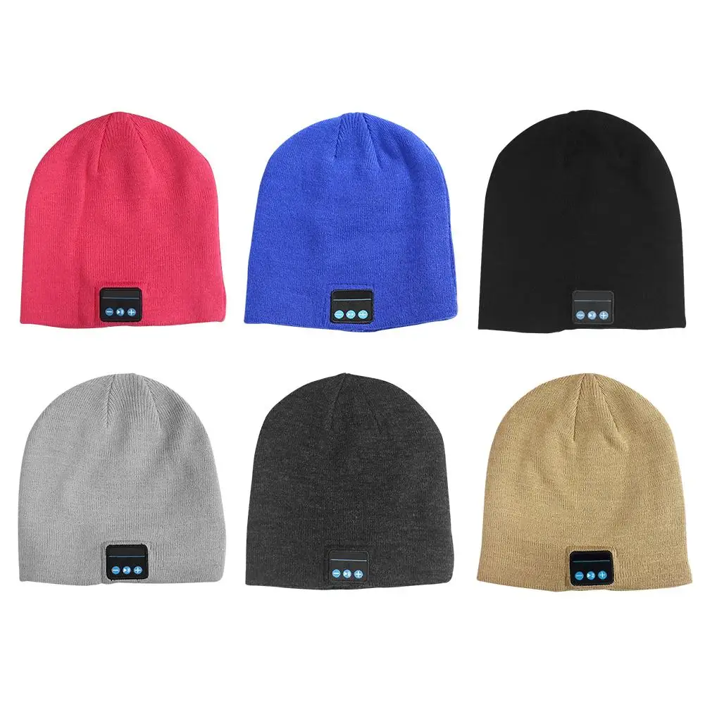 Bluetooth наушники шапка супер мягкое трикотажное музыкальное бини без полей