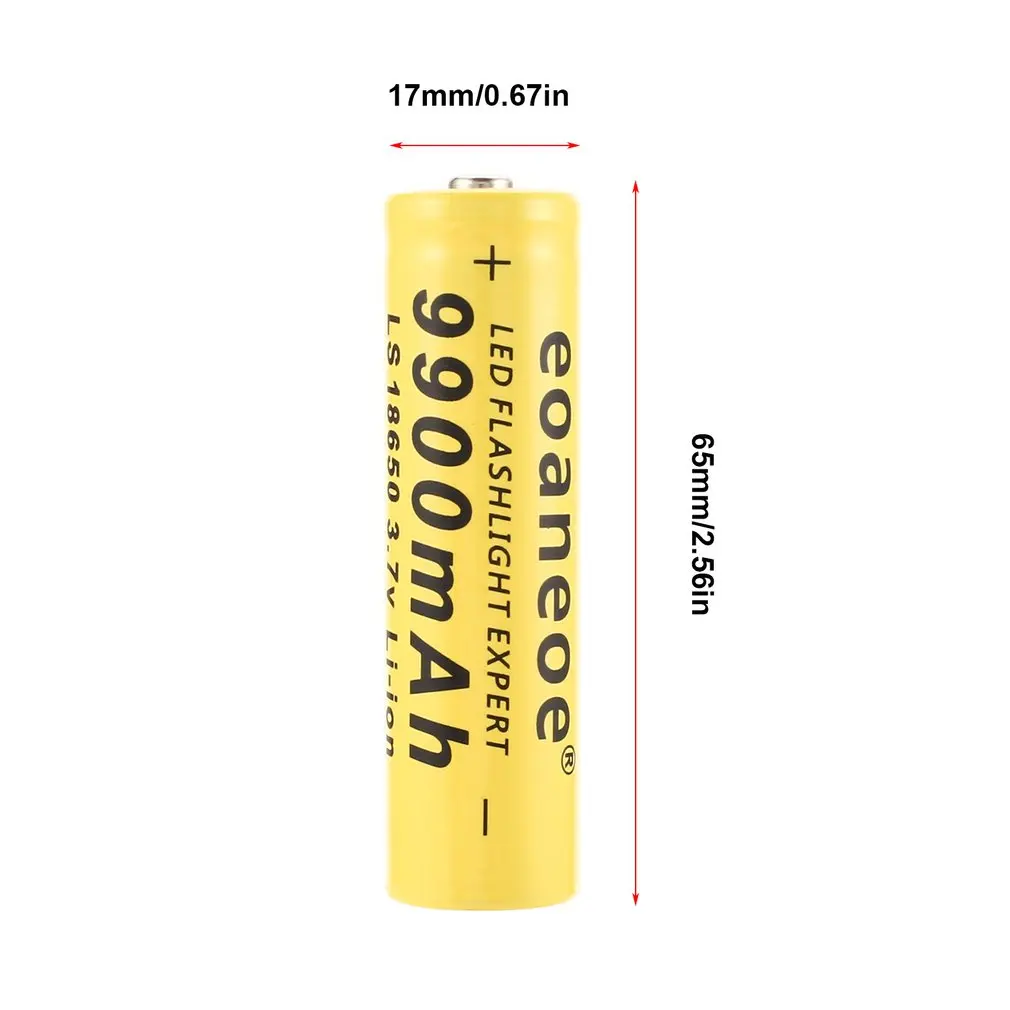 Хит! Оригинал 3 7 V 9900mah 18650 батарея литиевая перезаряжаемая для фонарика фонарь