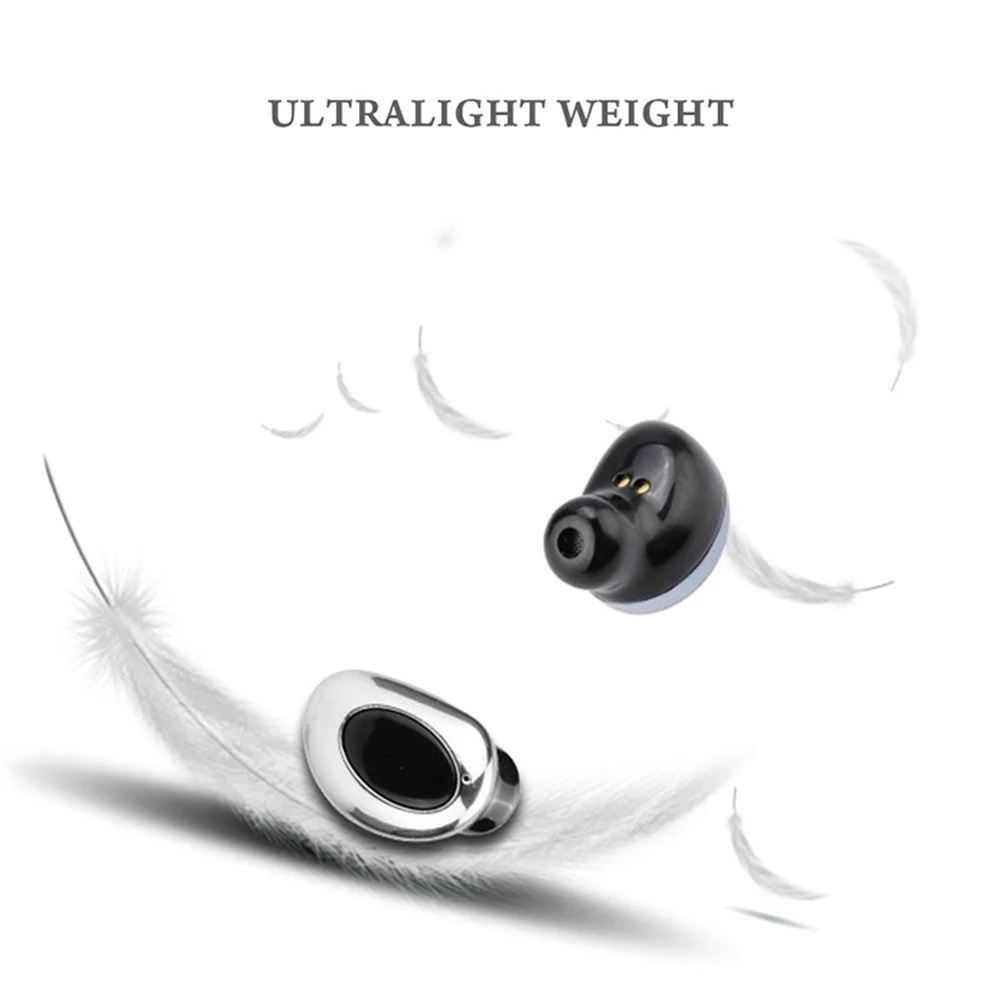 Мини Bluetooth 4 1 наушники вкладыши невидимые беспроводные легкие с магнитным USB