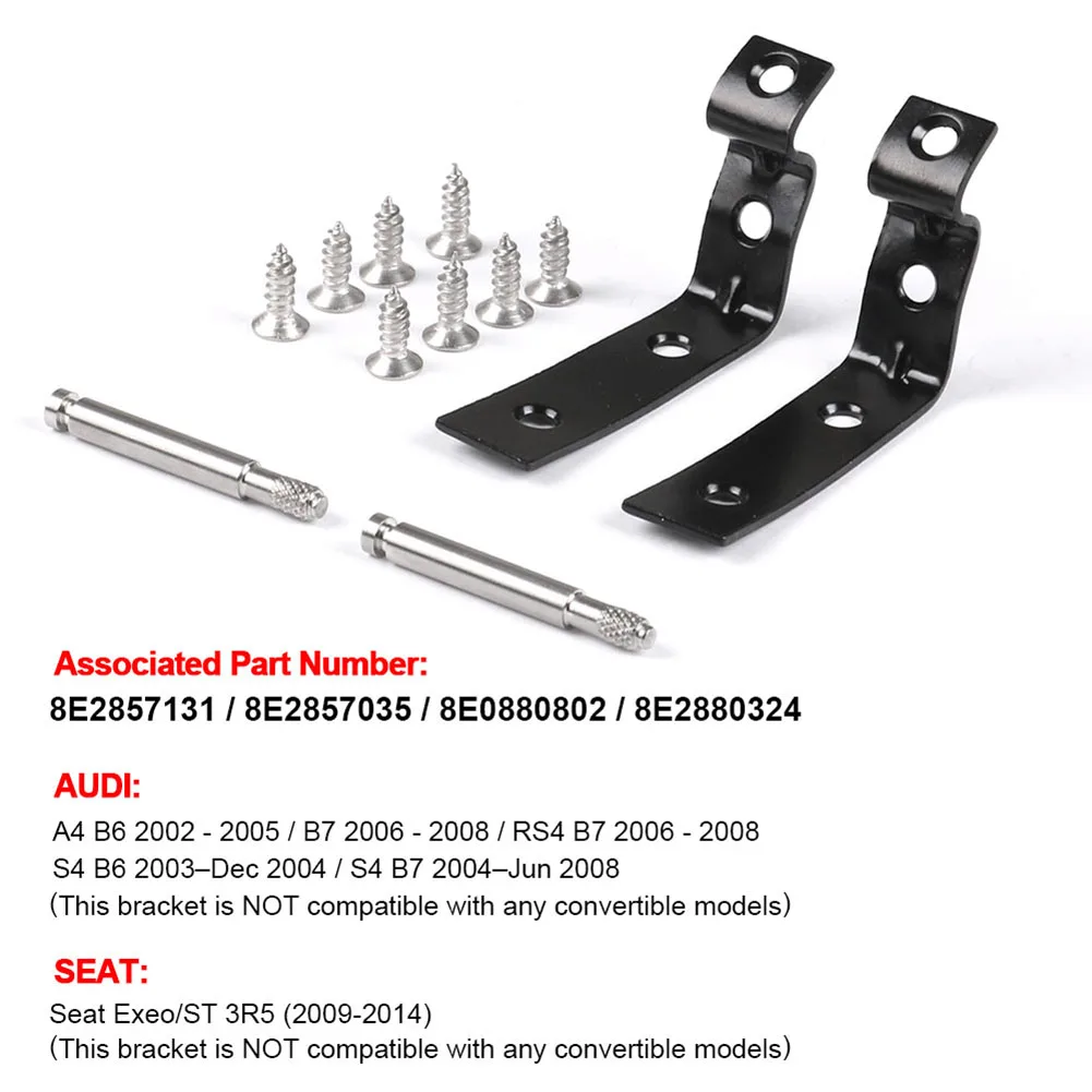 

Glove Box Lid Hinge Snapped Repair Kit Brackets For Audi A4 S4 RS4 B6 B7 8E