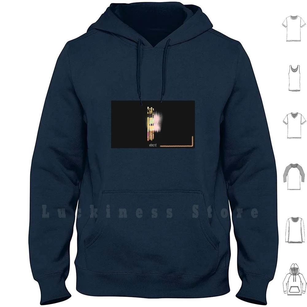 

Verite Cover Art Hoodie Long Sleeve Vérité Music Underdressed Album Cover