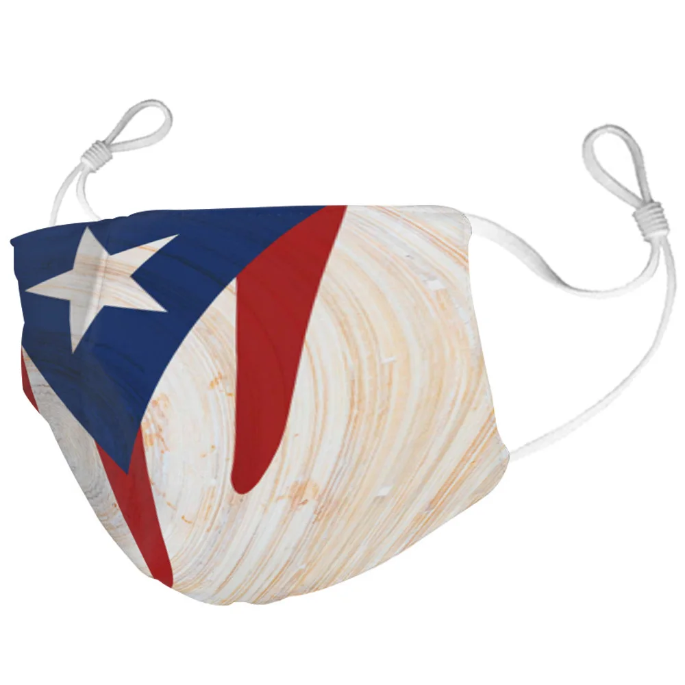 Маска для лица с принтом в виде пятиконечной звезды противопылевые маски 2