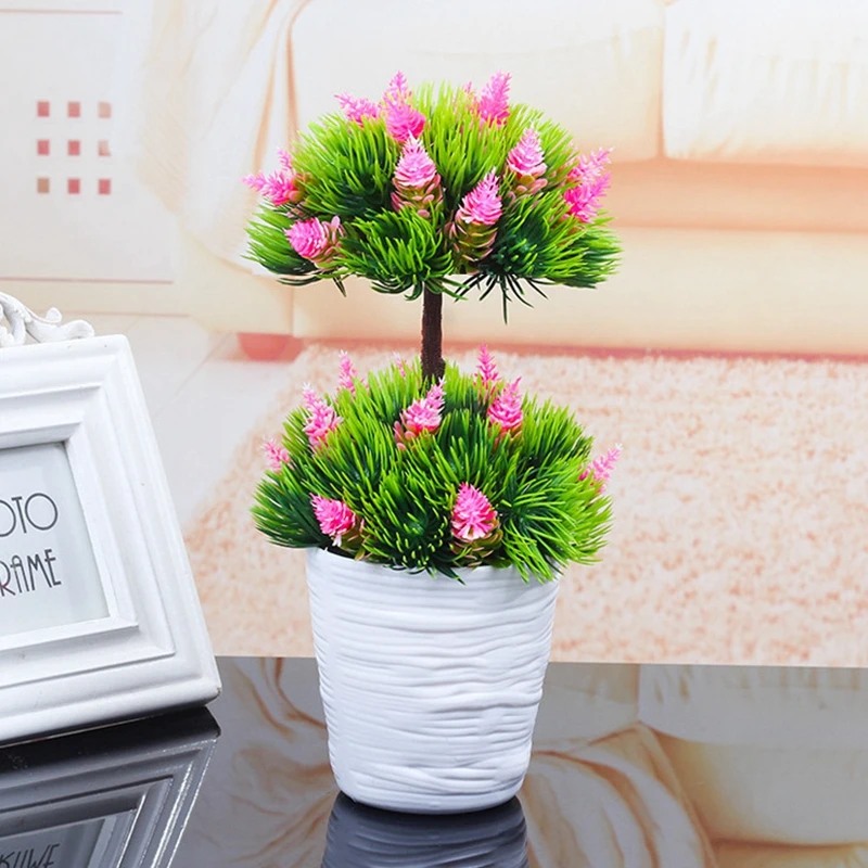 

Пасторальная серия, искусственные цветы, бонсай для дома, кабинета, офиса, сада, пластиковые декоративные украшения