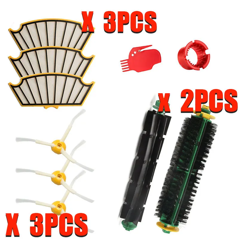 Фильтр ЩЕТОЧНЫЕ аксессуары комплект для iRobot Roomba 500 серии вакуум инструмент