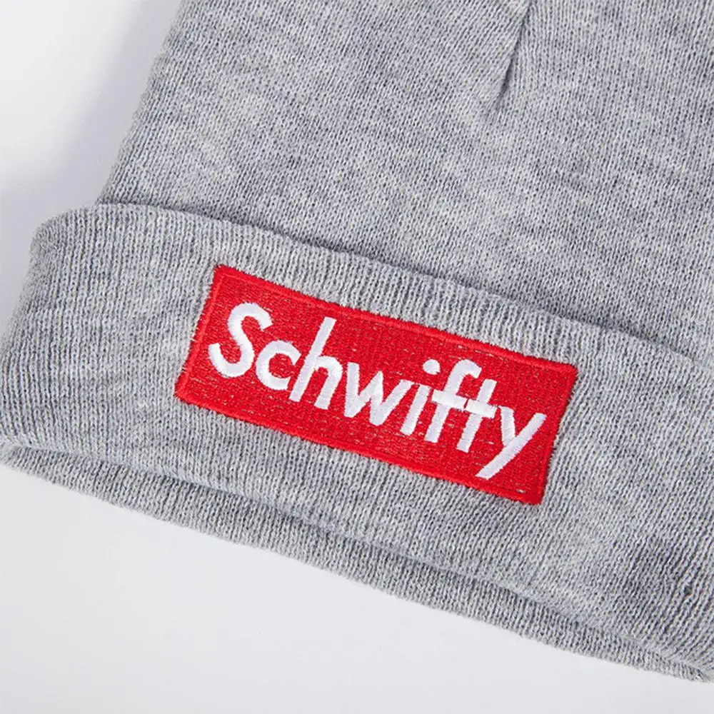 Получите Schwifty шапки бини с вышивкой для женщин и мужчин крутая Зимняя Теплая Лыжная Шапка поп унисекс хип хоп шапки Рик и Морти Skullies
