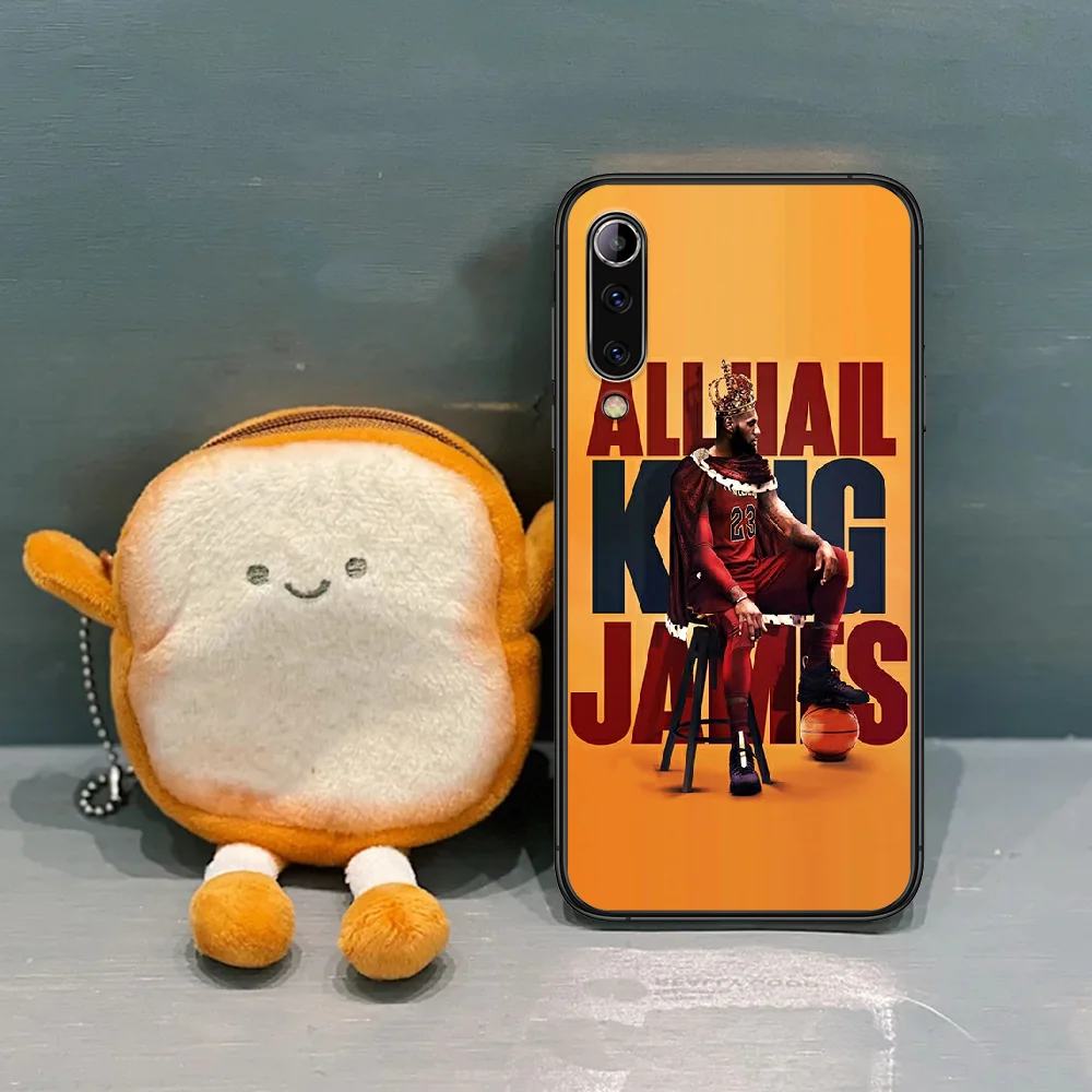 

LeBron James Phone Case Cover Hull For Xiaomi Mi 8 9 10 T note 10 Lite Pro 5G A pocox 2 3 black Shell Fashion Hoesjes Luxury