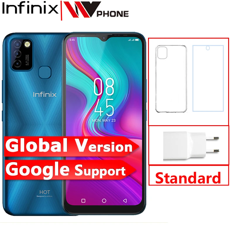 Глобальная версия Infinix hot 10 Lite 2 ГБ 32 мобильный телефон дюйма HD 6 6*1600 P 720 мАч камера 13