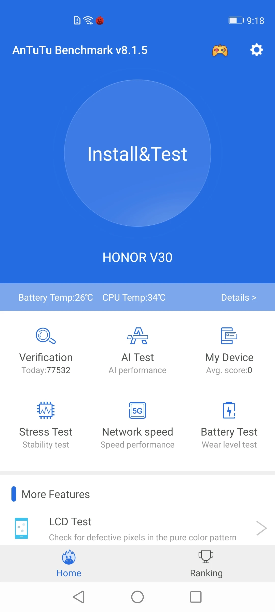 Смартфон Honor V30 5G, 6 ГБ ОЗУ, 128 Гб ПЗУ, 6,57 дюйма, SuperCharge, 4200 мАч, NFC Kirin 990, четыре ядра, 40 МП, тройная камера заднего вида, мобильные телефоны