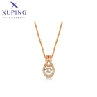 Ювелирные изделия Xuping, Летняя распродажа, модное ожерелье с подвеской из белого кристалла золотого цвета A00552935