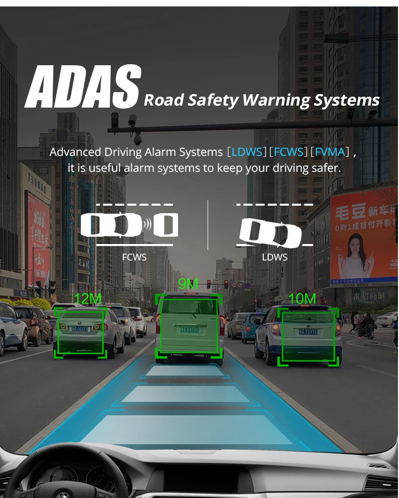 Bluavido 1" автомобильное зеркало заднего вида 4G Android 8,1 Dash Cam gps навигация ADAS FHD 1080P автомобильная видеокамера рекордер DVR Удаленный просмотр