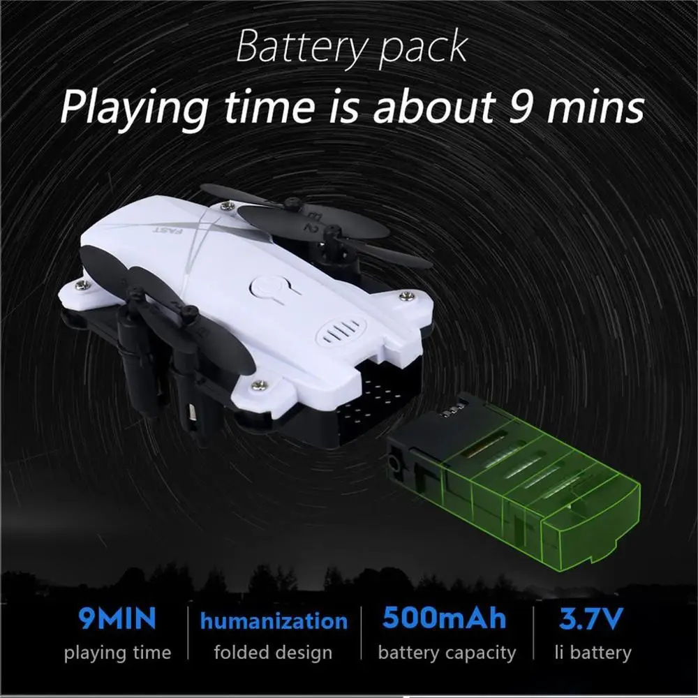 LF602 2 4G мини FPV RC Квадрокоптер Дрон складное летательное средство с 0.3MP Wifi камера
