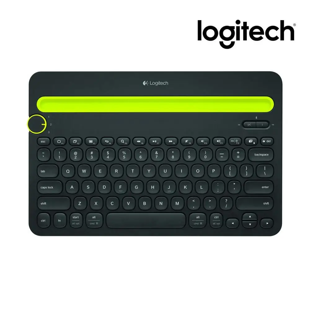 Многоуровневая bluetooth-клавиатура для мобильного телефона logitech K480, портативный держатель для телефона, мини-клавиатура для Windows MacOS, iOS, Android, накладки для телефонов