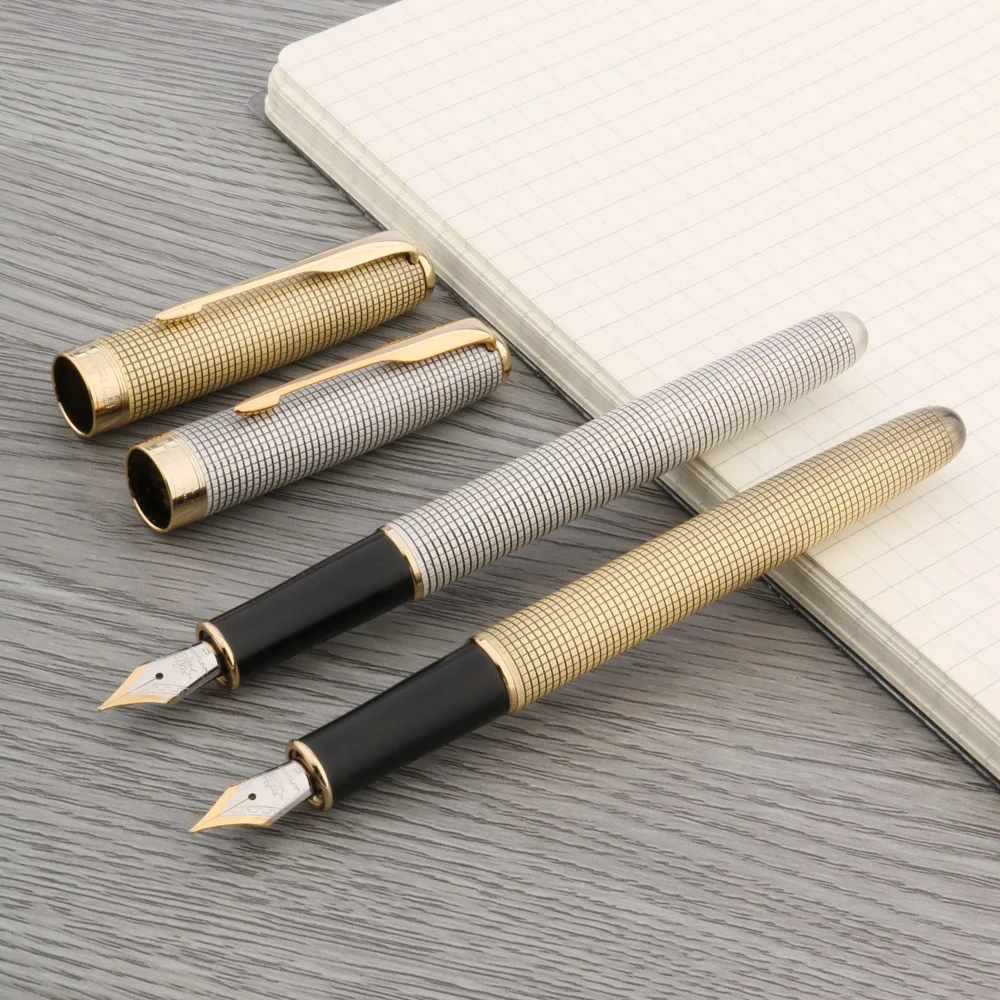 Ручка перьевая JINHAO 75 каллиграфия с узором под золото офисные и школьные