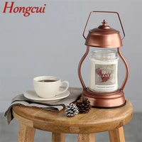hongcui classical table lamps retro candle desk lights decorative for home led portable creative