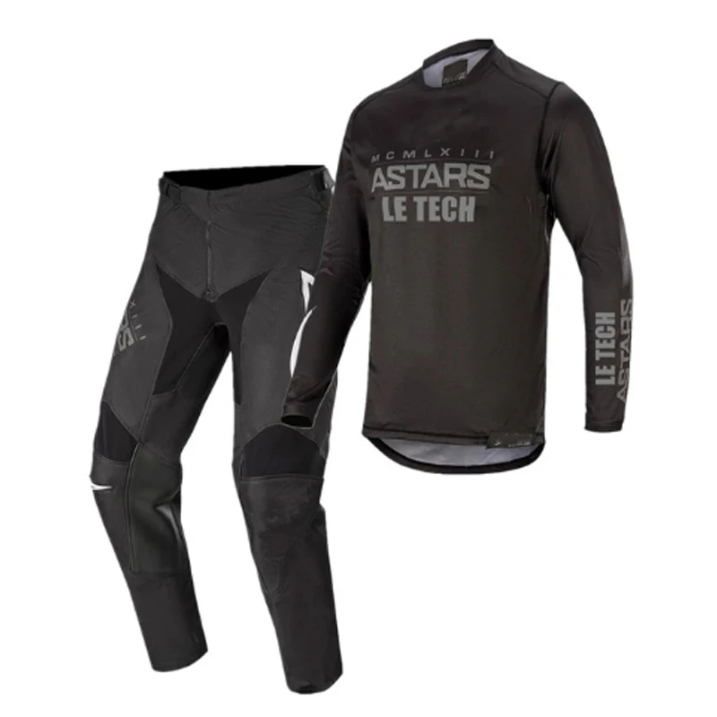 

2021 LE TECH ASTARS RACER TACTICAL Motocross Gear Set Top ATV Dirt BIke MX Suit Motocross Jersey and Pants Green