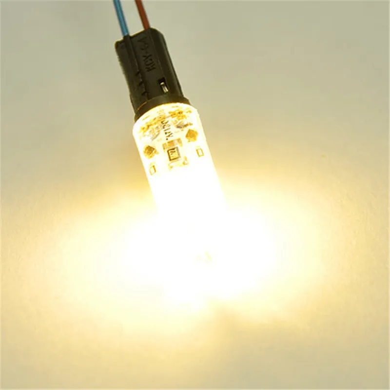 G4 2 Вт Высокая яркость 10 шт./лот Led 220 240 В хрустальная люстра лампа 3014smd