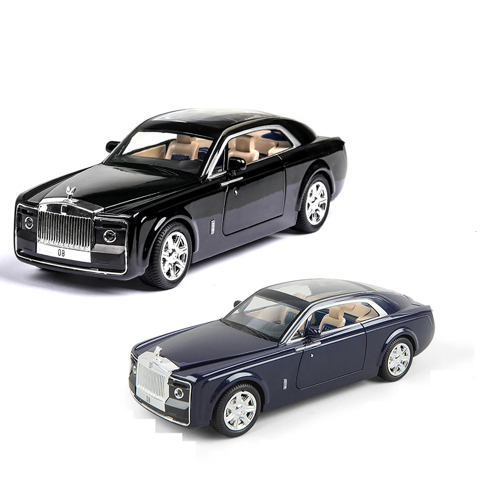 1:24 автомобилей Hot Wheel модель автомобиля Rolls Royce Sweptail металлические двери тела