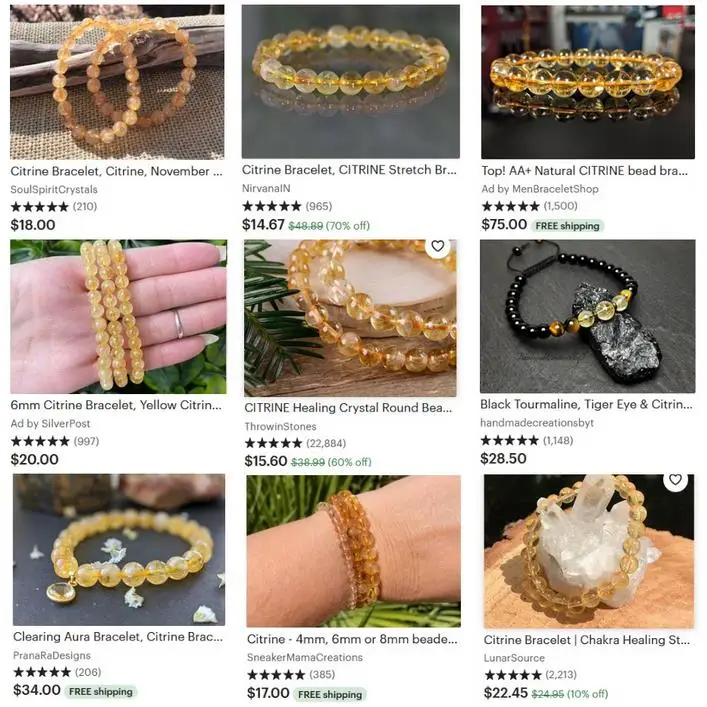 Натуральные драгоценные камни желтые цитрины круглые свободные разделительные