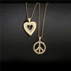 Новые модные золотые Цвет Heart  ожерелье мира ожерелье, Роскошные чешские драгоценности для женщин ожерелье горящая распродажа, хит продаж, женские свадебные украшения