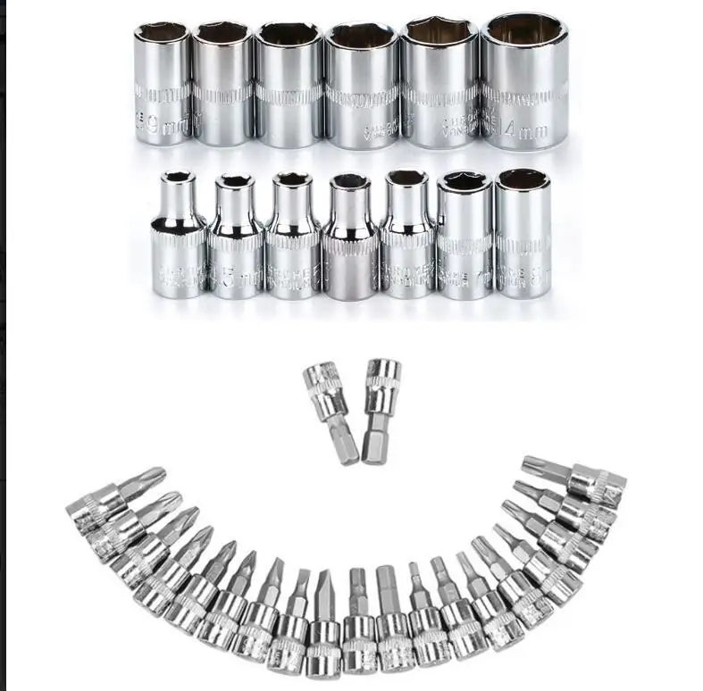 

HiMISS 53pcs Torque Wrench Assembly Batch-head Automobile Motorcycle Industrial Application Maintenance Tool Ratchet Set