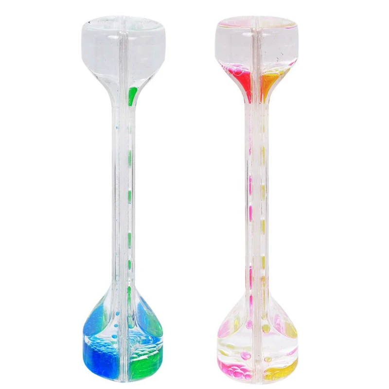 Мода-2 шт. жидкий таймер Bubble Motion Drop для сенсорной игры визуальный Gravity подарок