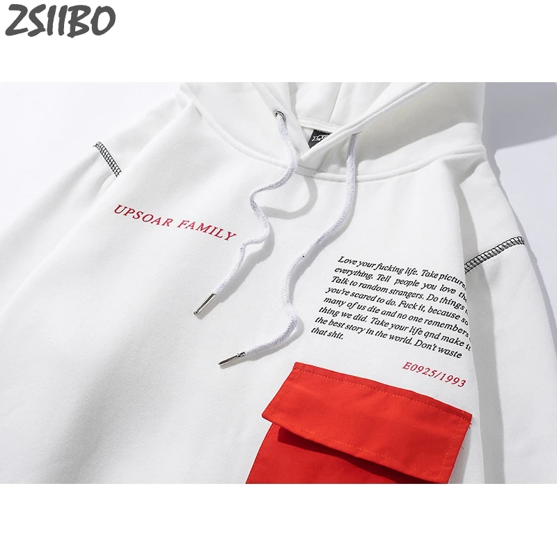 Мужские толстовки унисекс оригинальный Повседневный пуловер с карманами и