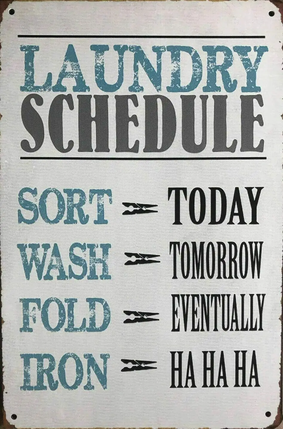 

Nobrand стирка серии 8x12 дюймов вывеска домашний Декор Ретро Настенный декор гараж Кухня Бар плакат металлический знак s